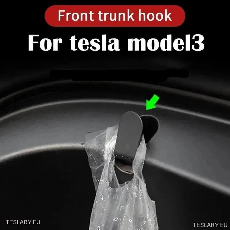 Tesla -malli 3 frunk -koukut