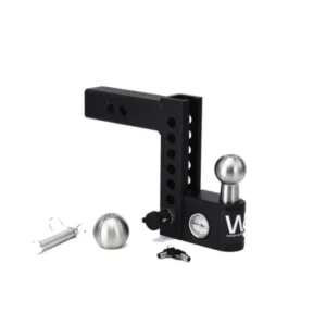 Weigh Safe Aero Hitch 8in Drop Hitch & 2in Shank (10K/12.5K GTWR) - Steel