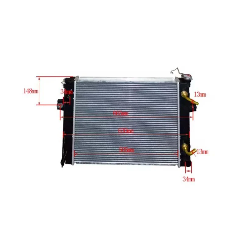 Jäähdyttimen kokoonpano 16450-26600-71 Toyota-moottorille 1DZ 2Z 4Y trukki 30-8FG30 30-8FGJ35 60-8FD20 60-8FD25 60-8FD30 7...