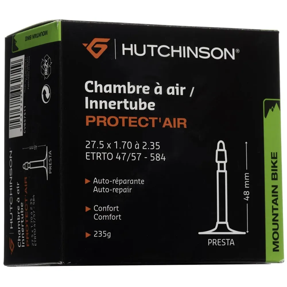 HUTCHINSON PROTECT'AIR sisäputki 27.5x 1.70 - 2.35 Presta 48mm 48mm
