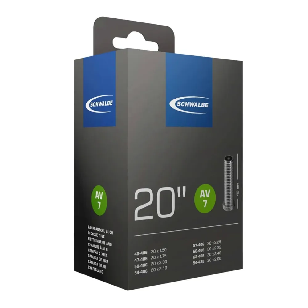 SCHWALBE AV7 sisäputki 20x1.50/2.50 Schrader 40mm