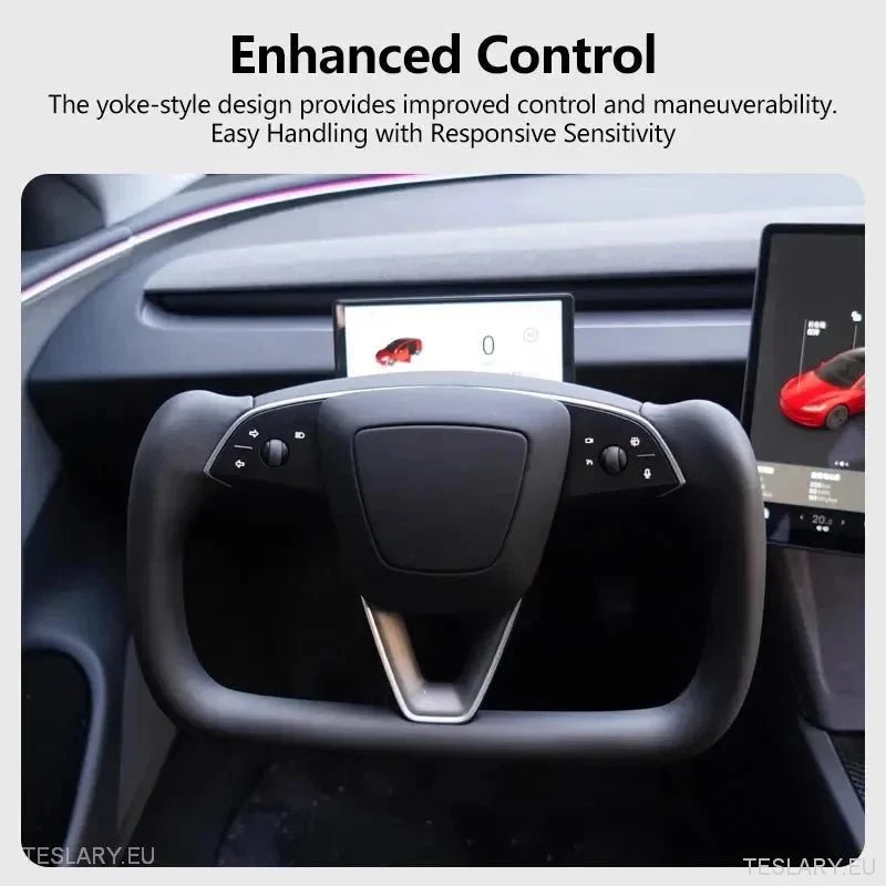 Tesla Yoke -tyylinen ohjauspyörä mallin 3 ylängölle