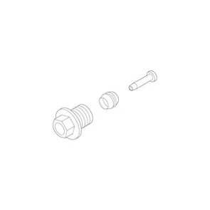 SHIMANO Laipan liitäntäruuviyksikkö (M9) [musta] SM-BH90