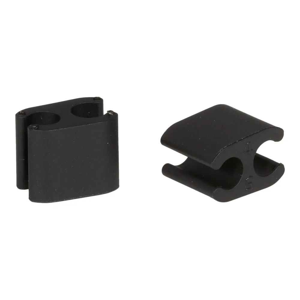 10 kpl ELVEDES Duo Clip Guides Diam 5mm/5mm Muovi