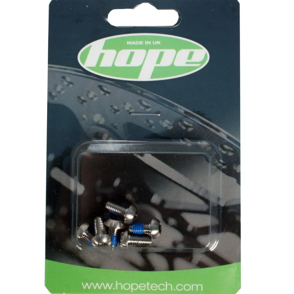 6 HOPE Titanium Disc -ruuvipaketti (6 kpl)