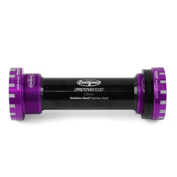 HOPE 100 mm Fat Bike 24 mm akselin kampikammio #BBSSFATPU Violetti