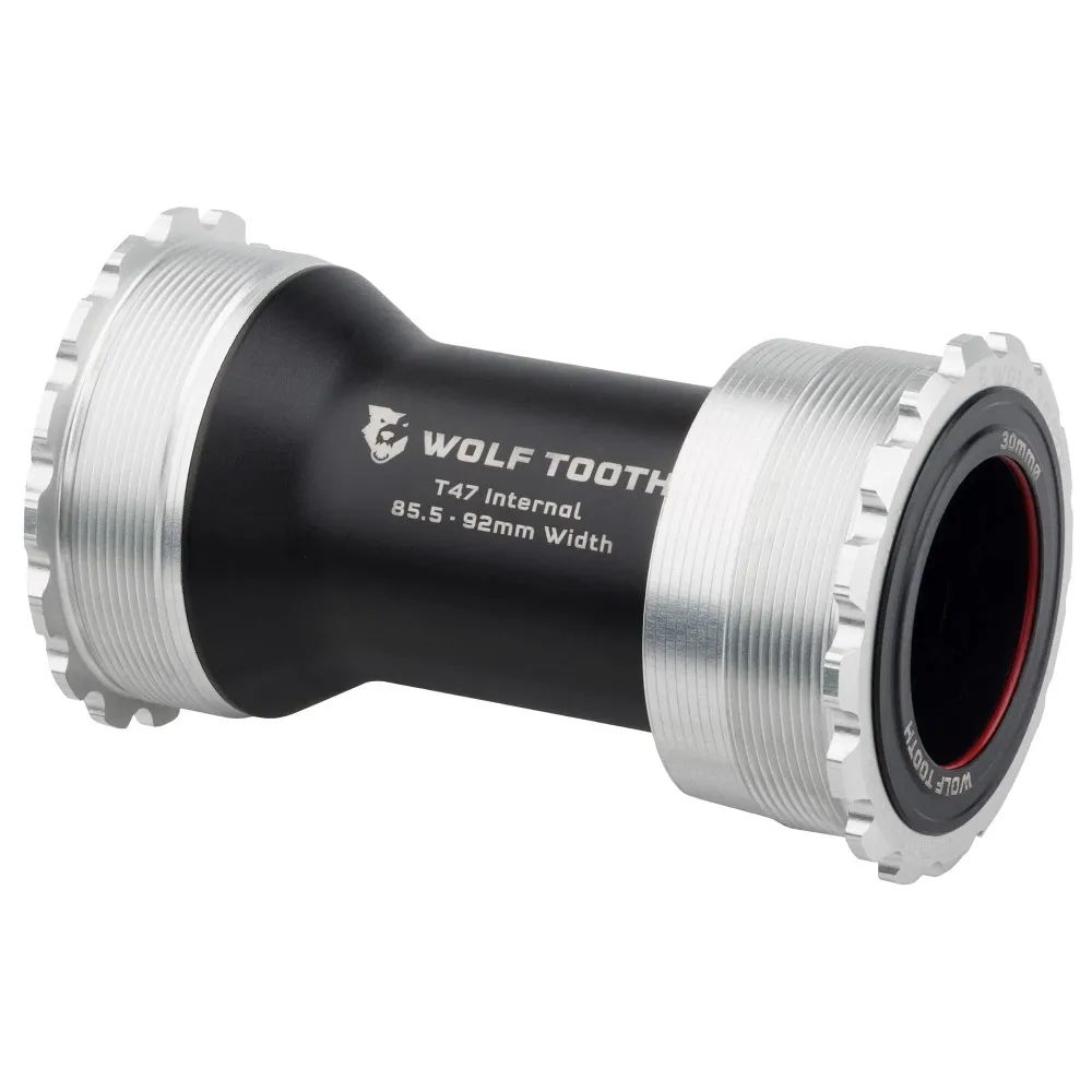 WOLFTOOTH T47i Sisäinen 30mm Raw Silver kampiakseli