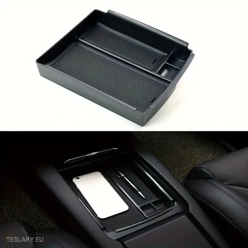 Tesla -malli S/X 2016 - 2020 Central Console Storage -järjestäjä
