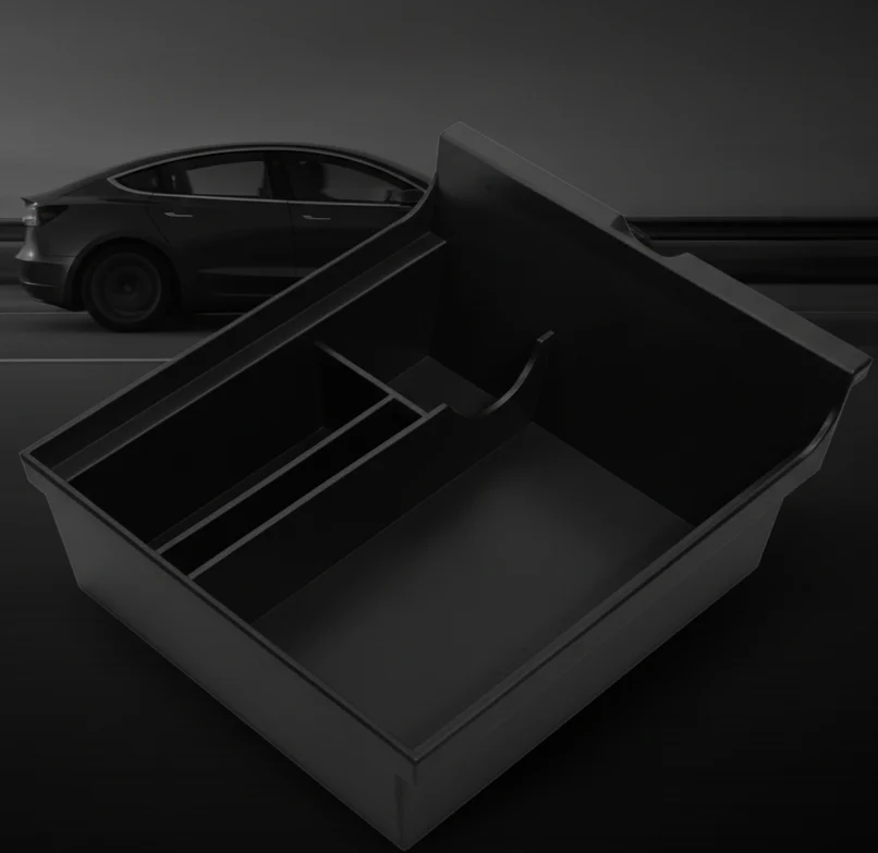 Tesla -malli 3/y keskikonsolin etujärjestäjälokero