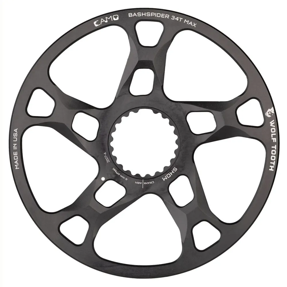 Bash Guard WOLF TOOTH CAMO M5 Shimano Boost Offset -5mm Shimano Boost Offset -5mm
