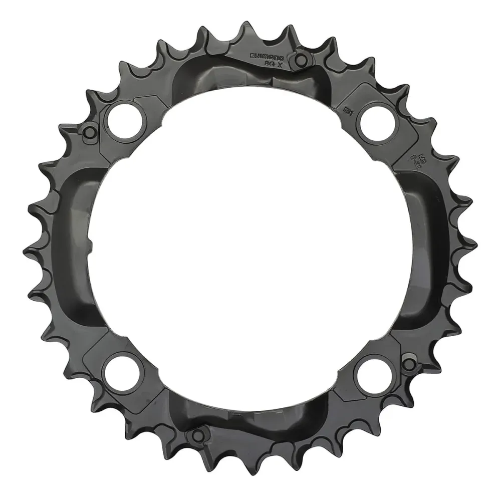 SHIMANO DEORE M590 9V 4-aukkoinen väliketjupyörä 104mm musta