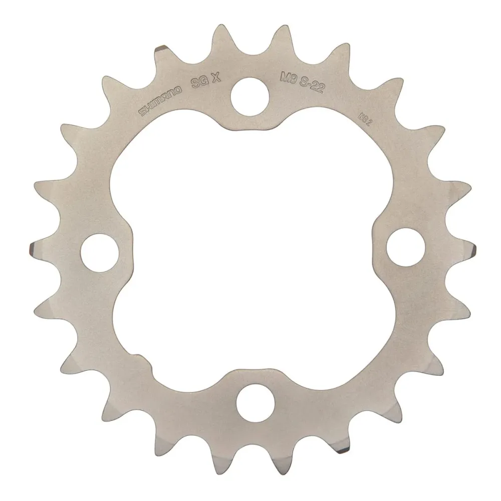 SHIMANO DEORE M590 9V 4 reikää 64mm hopea Sisäinen lokero