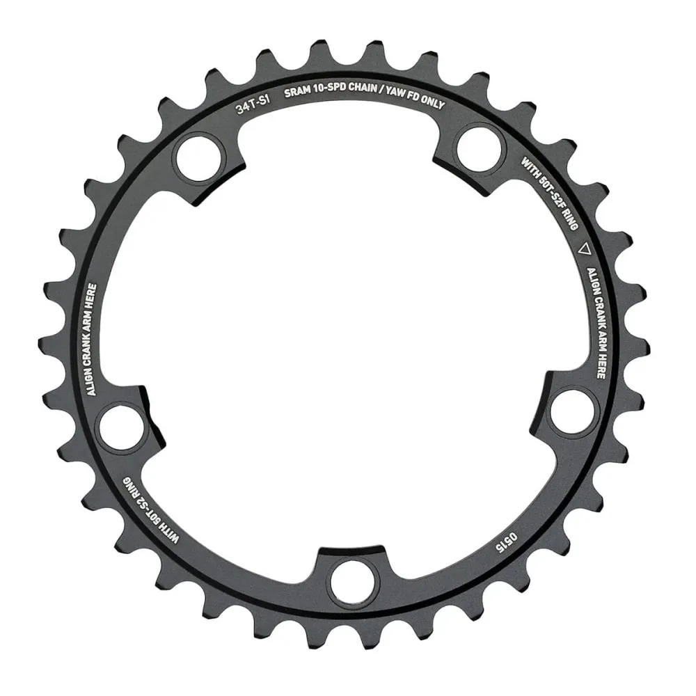 SRAM FORCE / PUNAINEN 110mm 10V Sisempi ketjupyörä