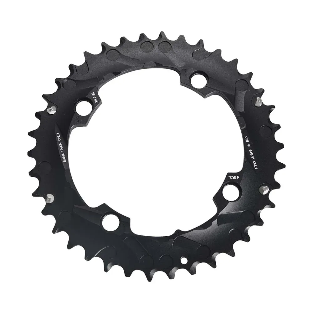 SRAM/TRUVATIV 10V 4-aukkoinen ulkoinen ketjupyörä 104mm musta