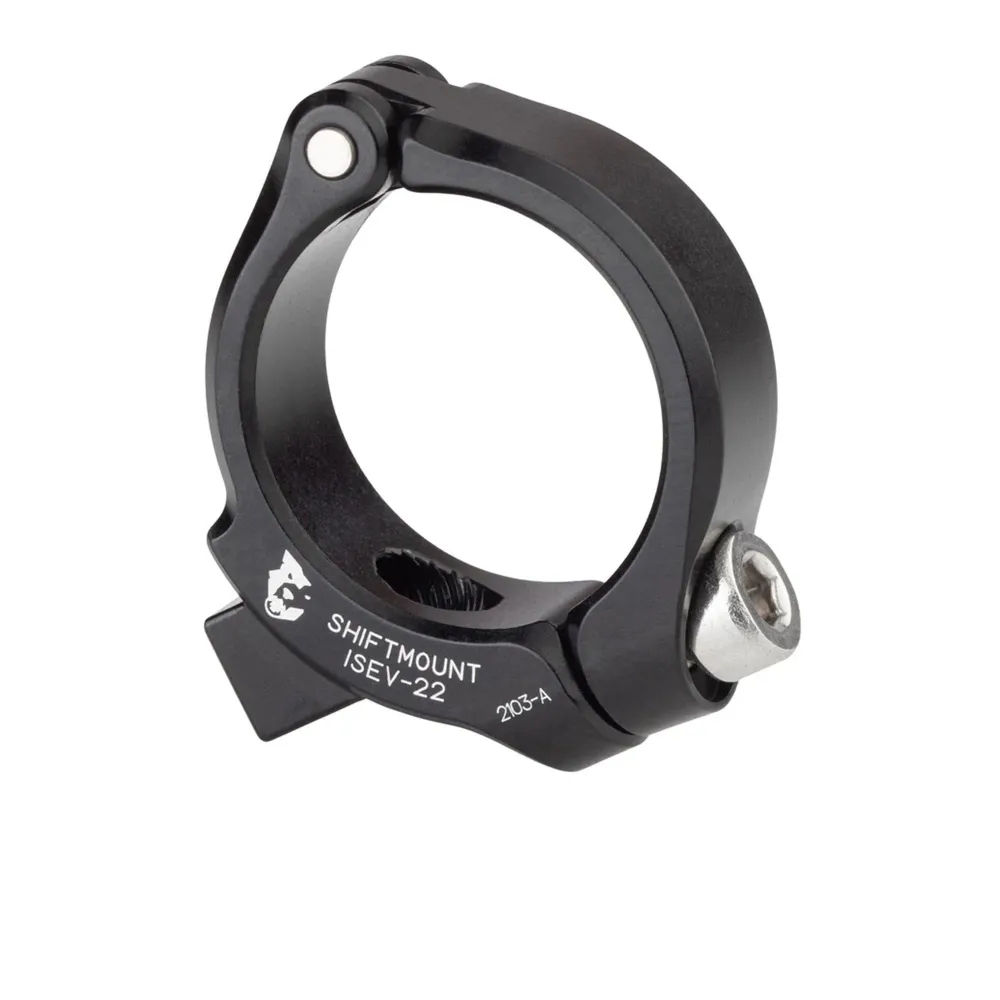 Asennussovitin WOLF TOOTH ShiftMount ISII - 22 Shimano I-SPEC EV Shifter > 22,2 mm ohjaustanko