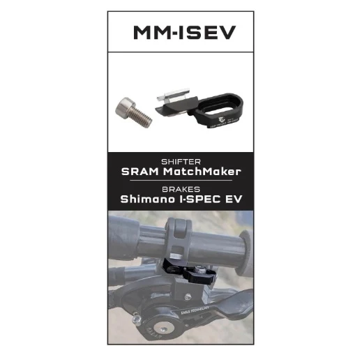 Asennussovitin WOLF TOOTH ShiftMount MM-ISEV SRAM MatchMaker X Shifter > Shimano I-SPEC EV jarru