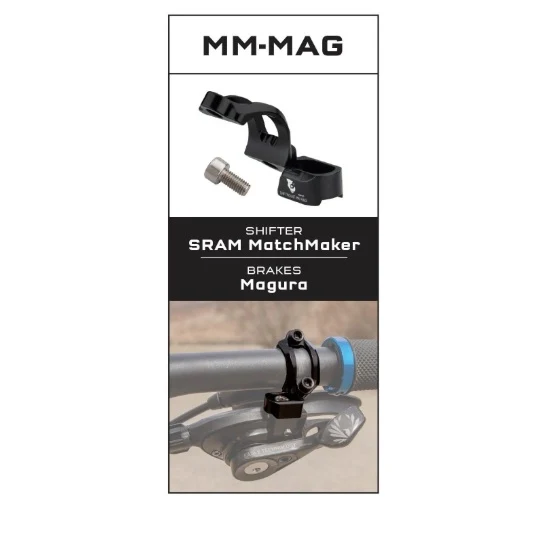Asennussovitin WOLF TOOTH ShiftMount MM-MAG SRAM MatchMaker X Shifter > Magura jarrut