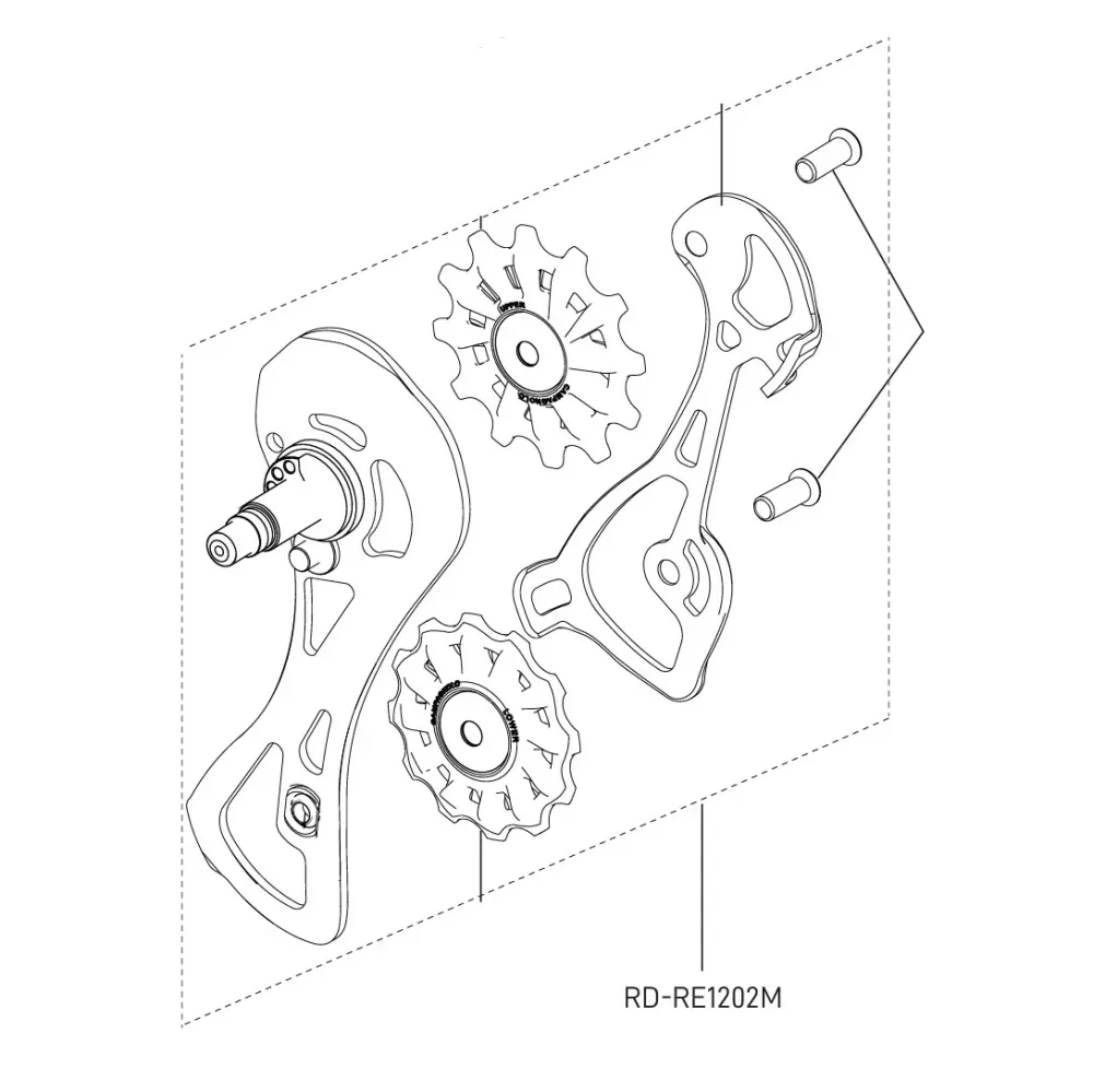 CAMPAGNOLO CHORUS 12V Täydellinen takavaihtajan häkki