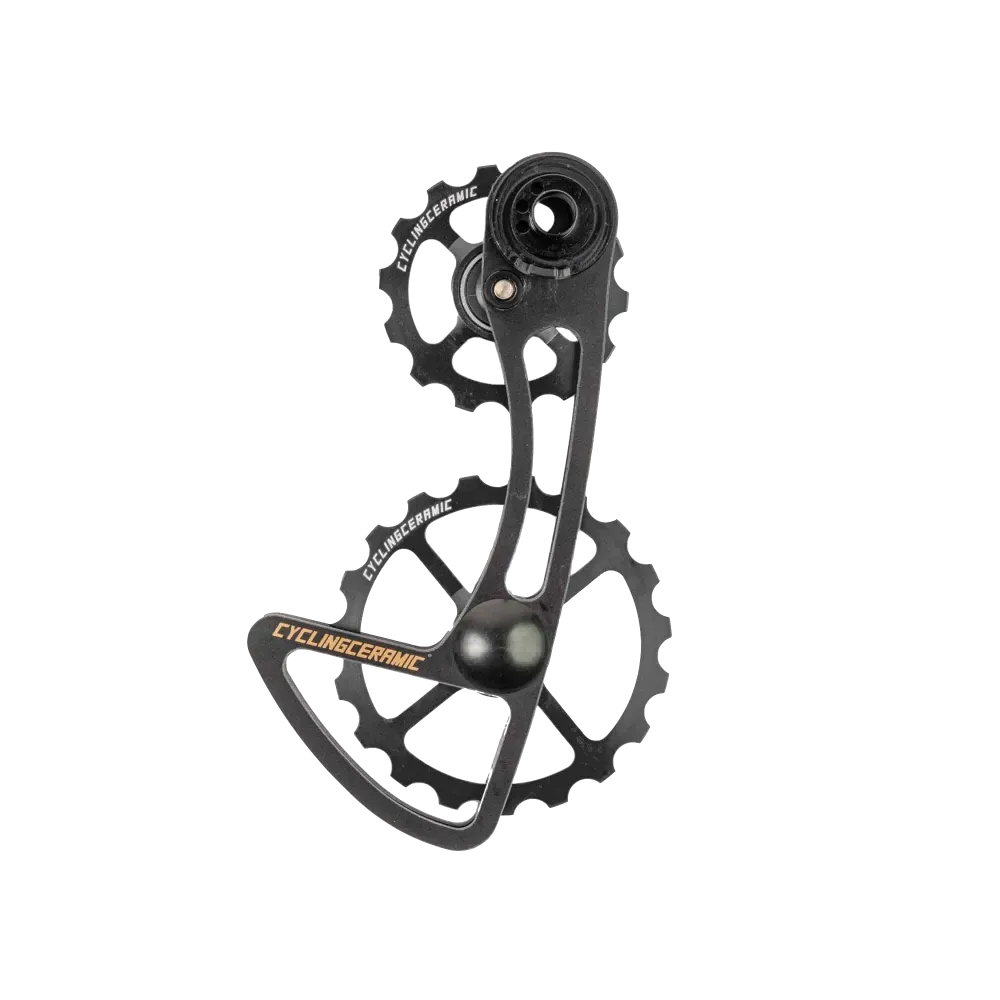 Ylikokoinen CYCLING CERAMIC vaihteen ripustin Campagnolo 12V Meca Musta