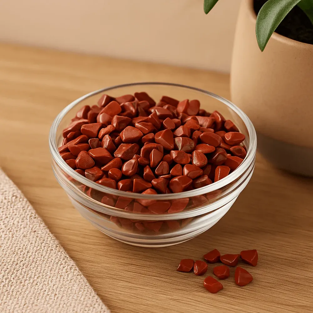 Punainen jaspis jalokivisirut 1kg