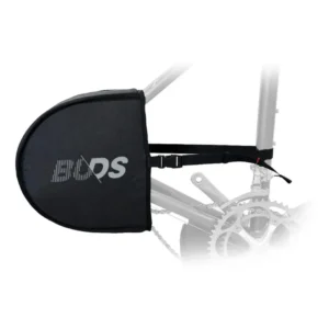 BUDS REAR BIKE PROTECT Suojakotelo maantie- ja maastopyörän vaihteistolle Musta