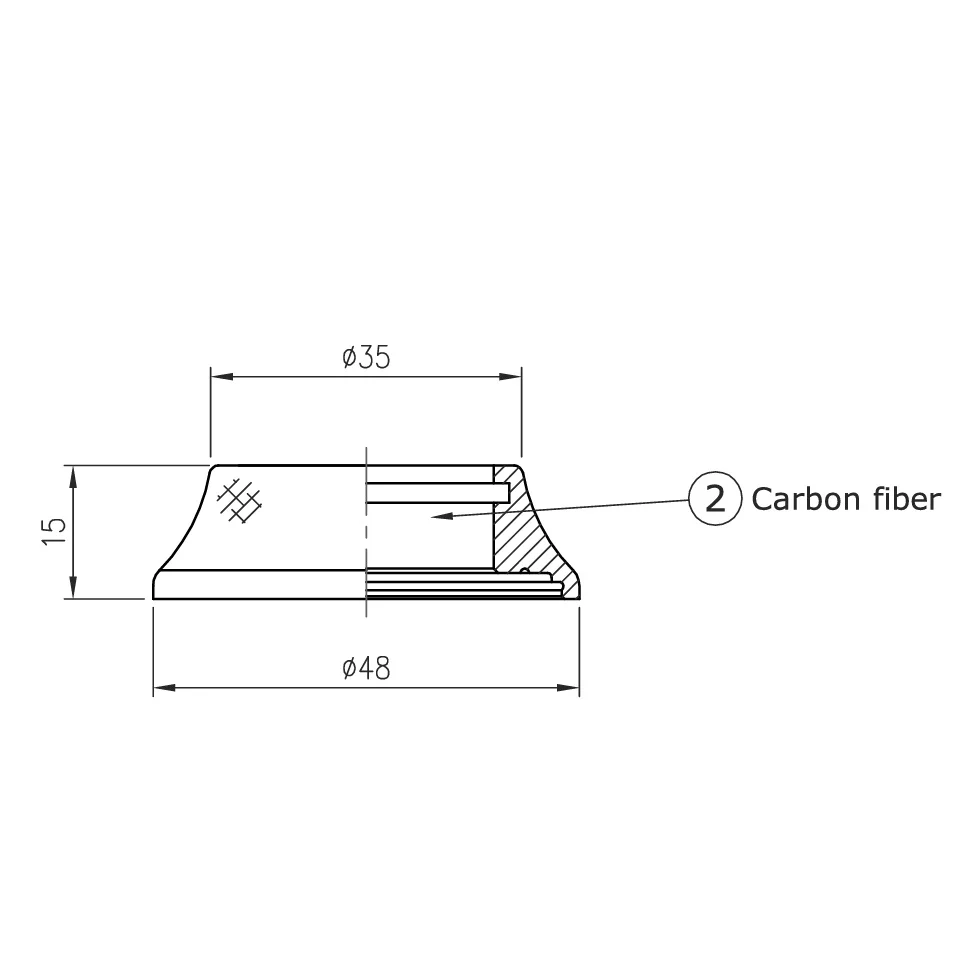 FSA-kuulokkeen suojus N°42/48CF H2169B