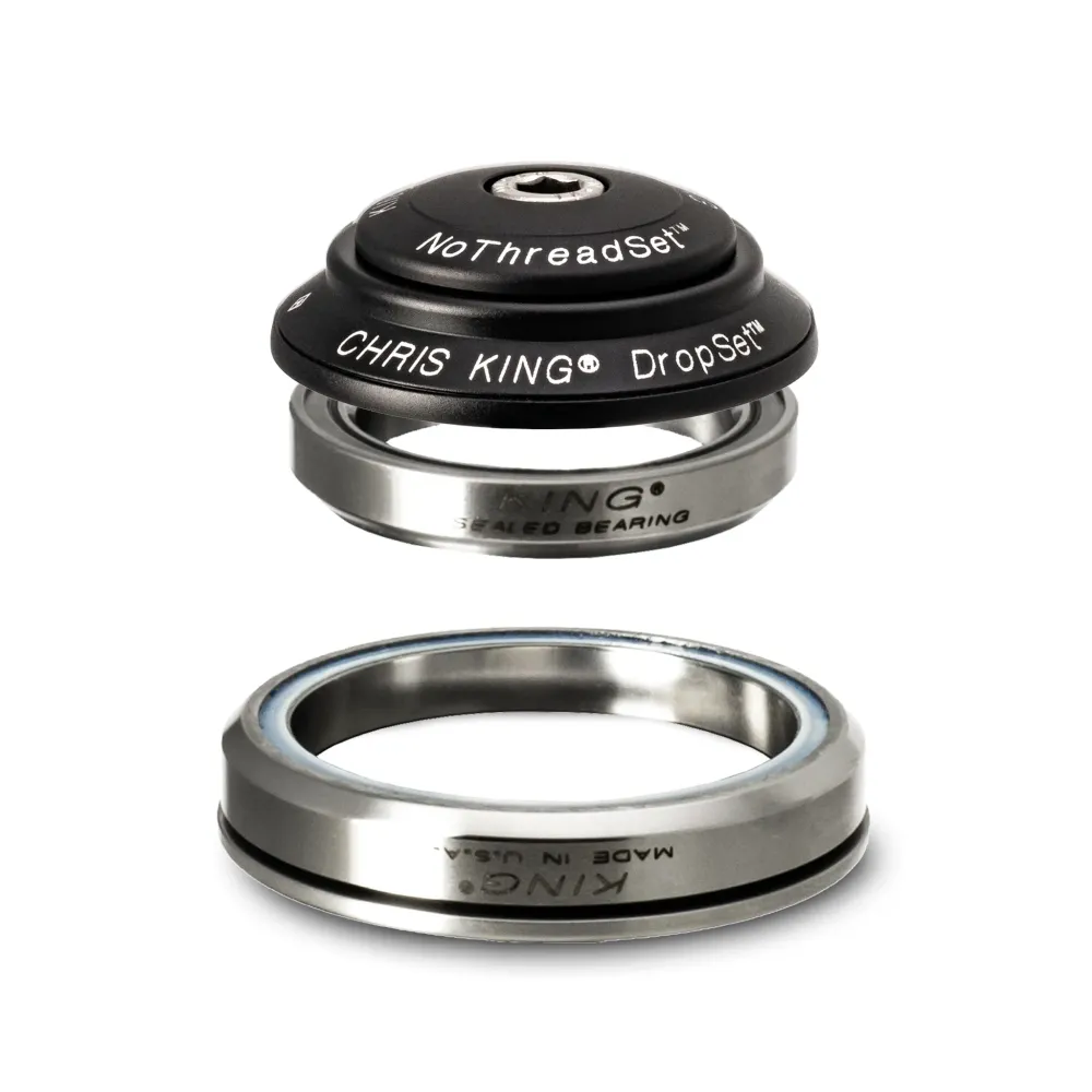 Integroitu kuuloke CHRIS KING DROPSET 3 1"1/8-1.5" IS41/IS52 36° Musta