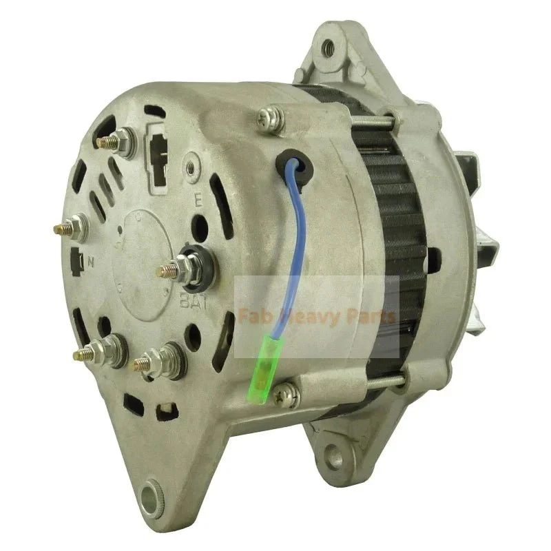 12V 80A Laturi RA00119 119573-77200 119573-77201 Sopii Yanmarin merimoottoreihin - Marine 3jh2 3cyl Diesel 1991-1999