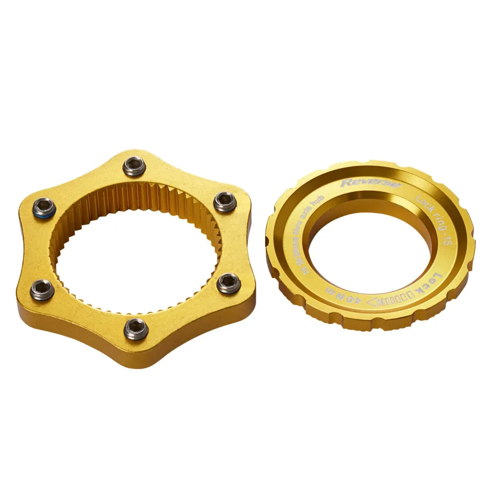 Centerlock > 6 reiän REIKÄKOMPONENTIT Kultainen sovitin