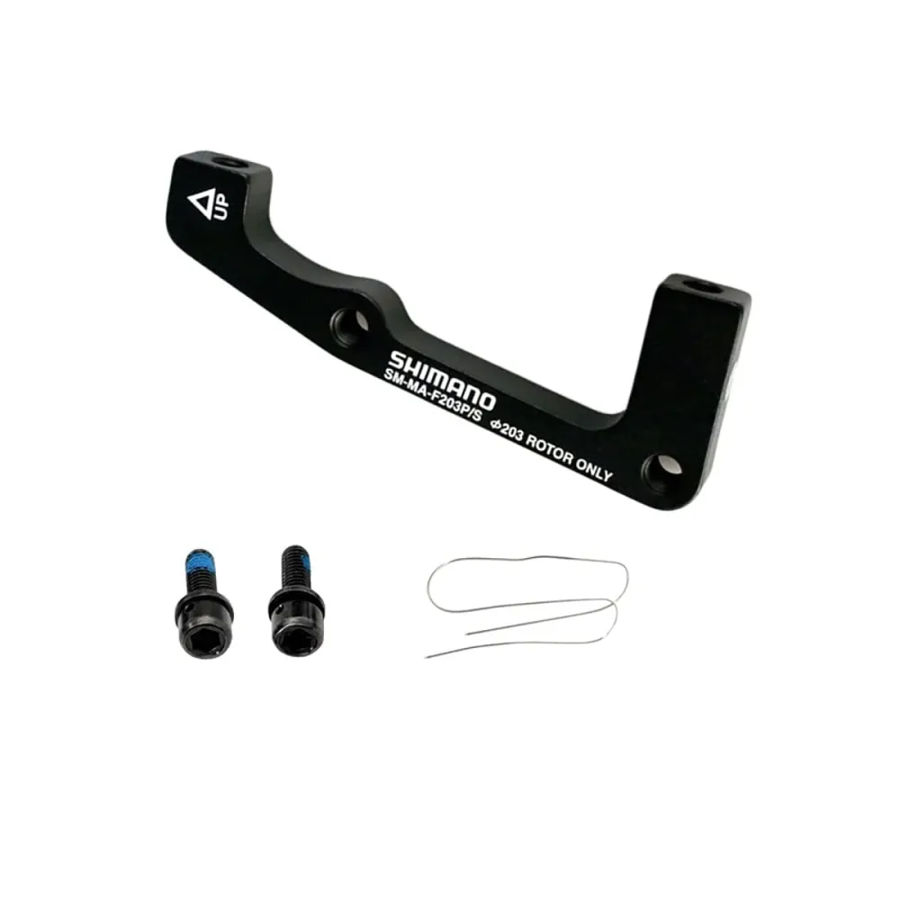 Etusatulan sovitin PM / IS SHIMANO SM-MA-F203P/S Levy 203 mm (+43 mm)