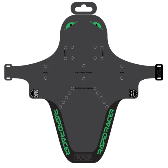 RRP EnduroGuard Standard lokasuojat (haarukat 80-120mm) Musta/loistevihreä