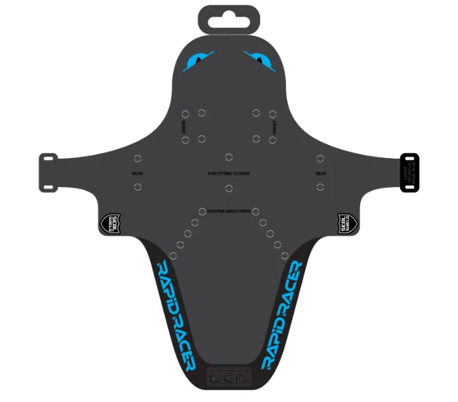 RRP EnduroGuard Standard lokasuojat (haarukat 80-120mm) musta/taivaansininen