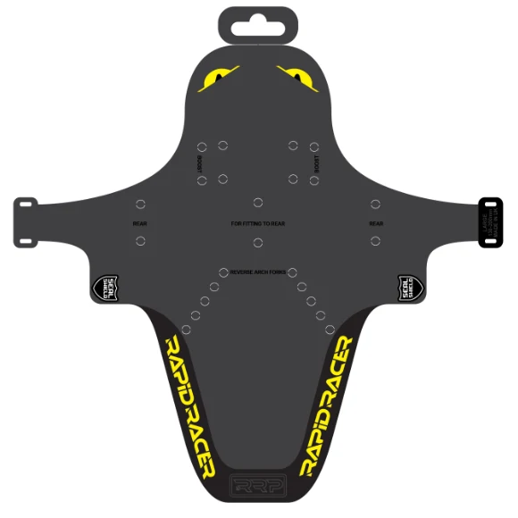 RRP EnduroGuard Suuri lokasuoja (haarukat 120-200mm) Musta/Keltainen