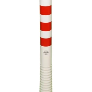 Joustava liikennepylväs – Elasto – 1000 mm / valkoinen punaisilla heijastavilla raidoilla (Palautus)