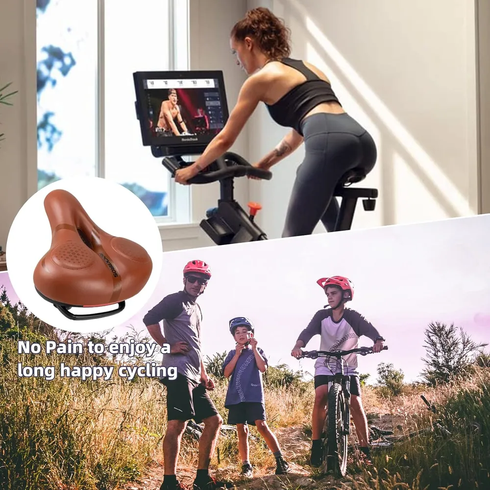 ROCKBROS Ergonominen ja vedenpitävä pyörän satula