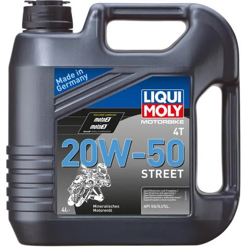 Liqui Moly Moottoriöljy 4T 20W-50 Street 1L