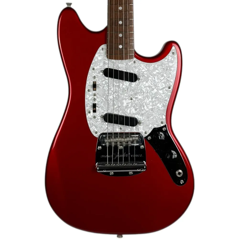 Fender Japan Traditional 70s Mustang 2010-2011 - Candy Apple Red Yhdenmukainen pää
