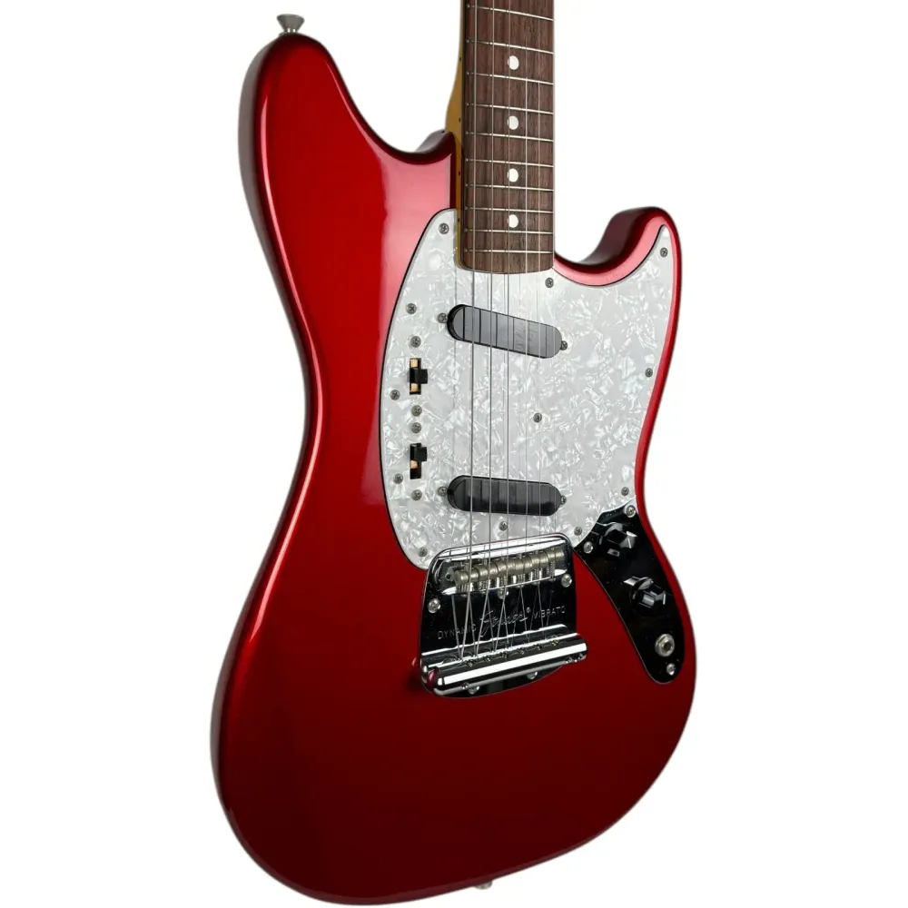 Fender Japan Traditional 70s Mustang 2010-2011 - Candy Apple Red Yhdenmukainen pää