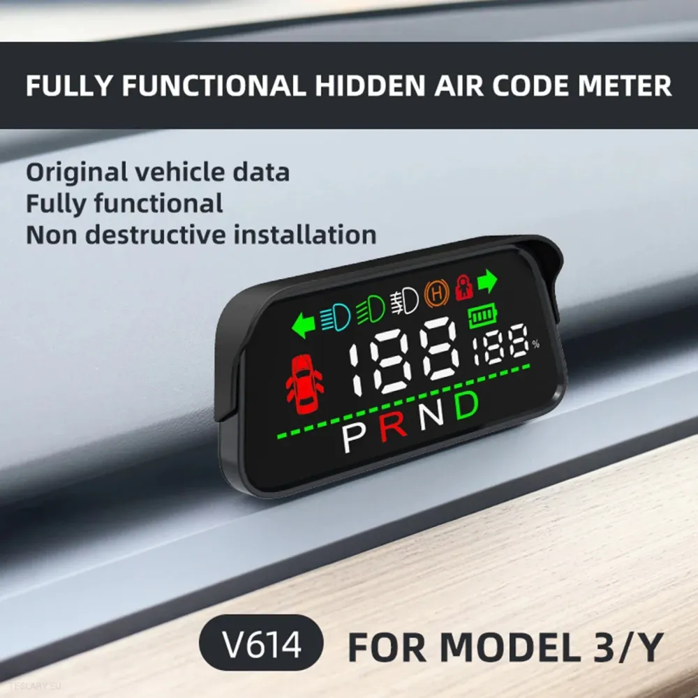 Tesla -malli 3/y V614 Mini Digital Dash -klusteri