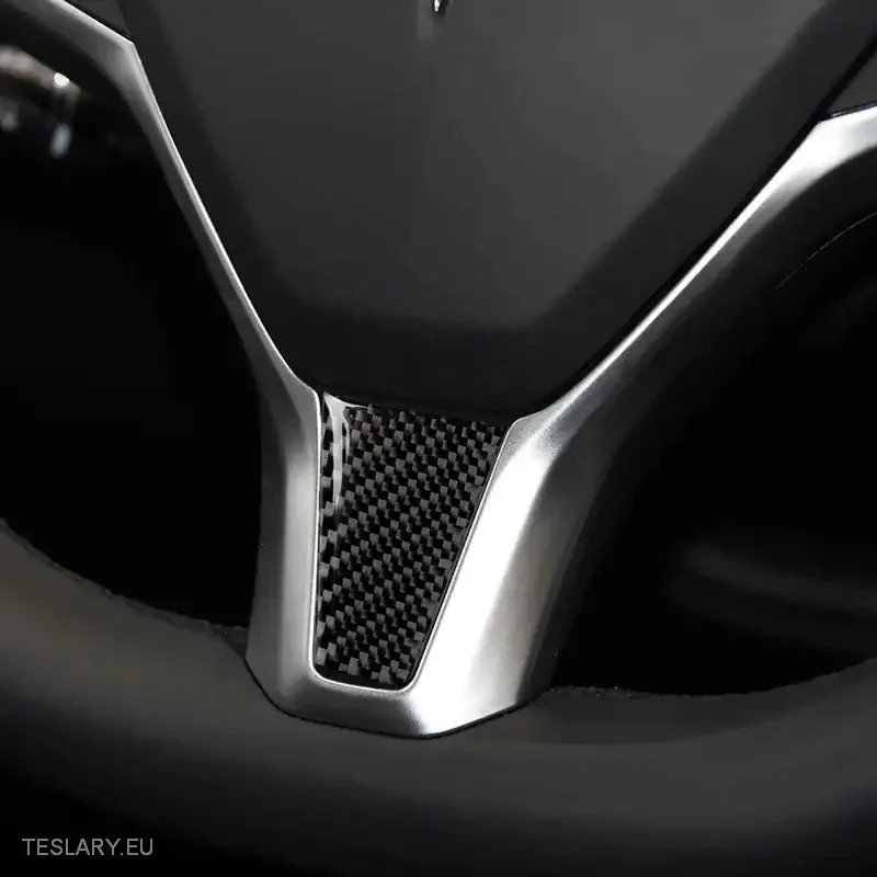 Tesla S/X Hiilikuituohjauspyörän verhoilu