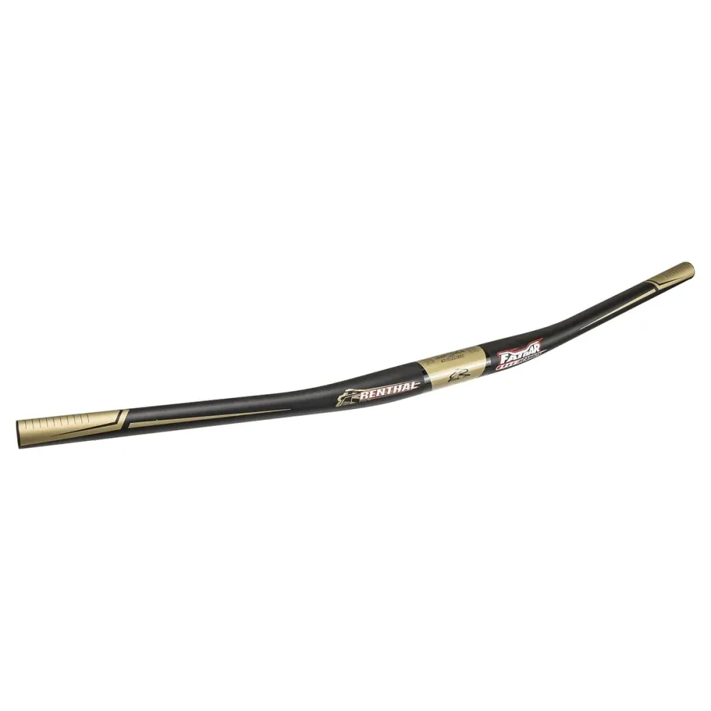 RENTHAL FATBAR LITE Carbon Rise Flat Hanger 780mm Musta
