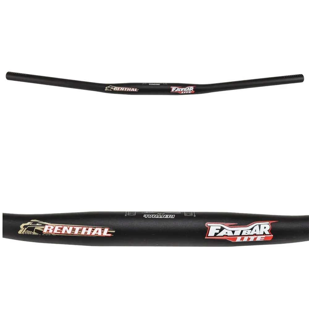 RENTHAL FATBAR LITE Rise Flat Hanger 780mm Musta