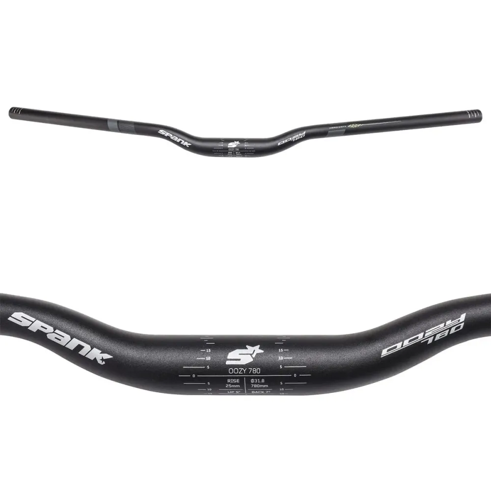 SPANK OOZY TRAIL 780 VIBROCORE Rise 25mm 780mm Musta ripustin musta