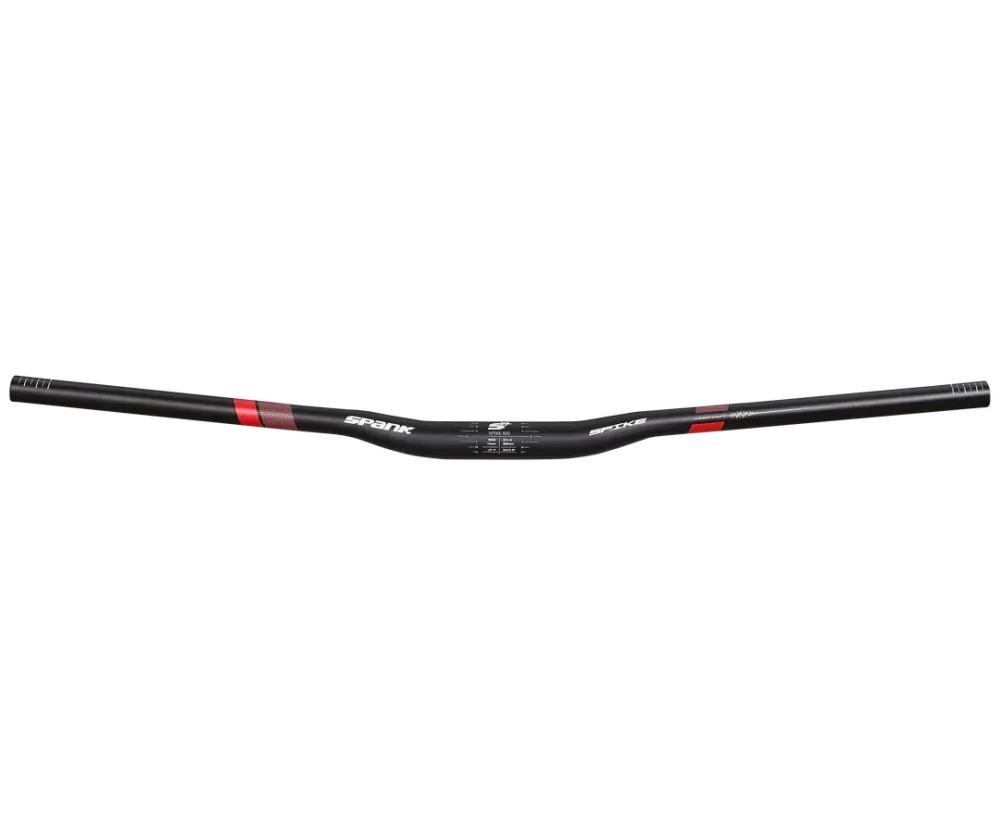 SPANK SPIKE 800 VIBROCORE Rise 15mm 31.8/800mm Musta / Punainen ohjaustanko