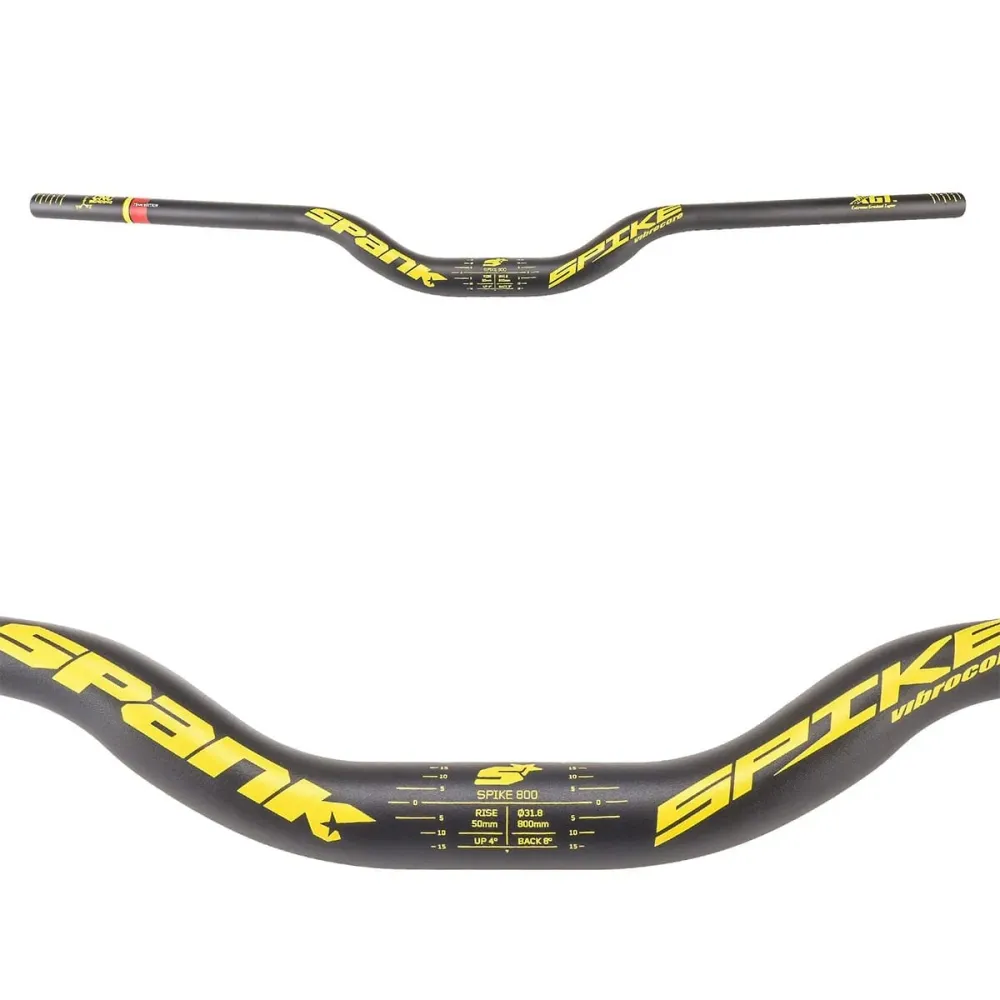 SPANK SPIKE 800 VIBROCORE Rise 50mm 800mm TEAM EDITION ohjaustanko