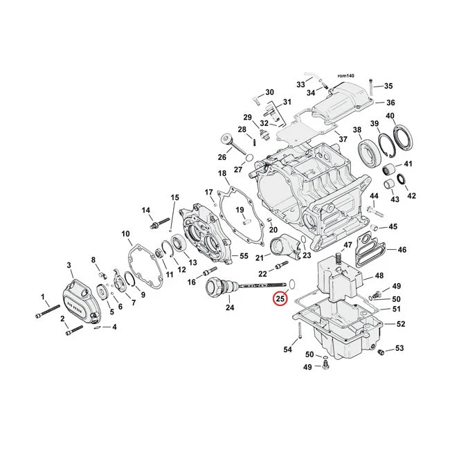 Cometic O-rengas mittatikun Touring 07-21; XL 04-21; Dyna 06-17; FXSB 13-17