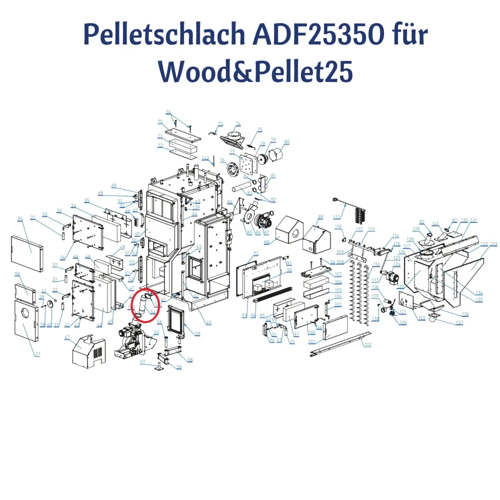 Pellettiletku Attack Woodille&Pellet25