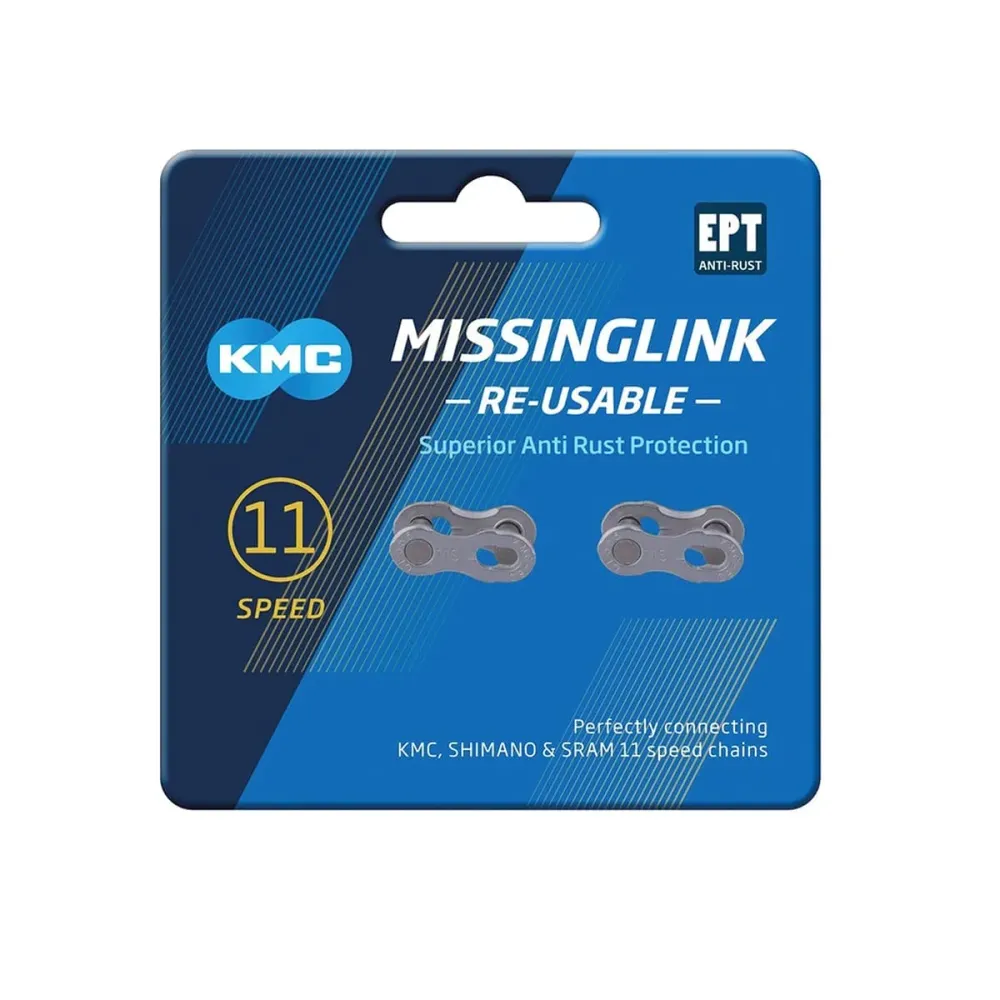 KMC 11R EPT 11V pikalukitus (x2) hopea