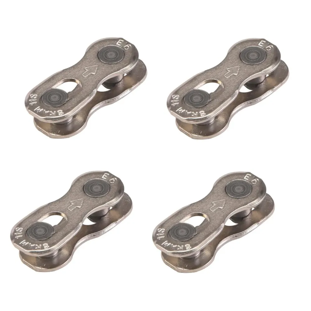 SRAM POWERLOCK 11V pikalukitus (x4) hopea