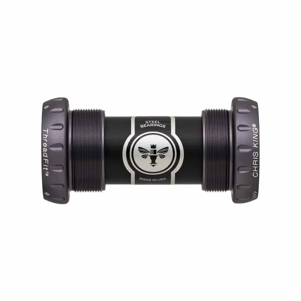 CHRIS KING ThreadFit 24 68/73mm Ceramic Matt Black kampiakseli